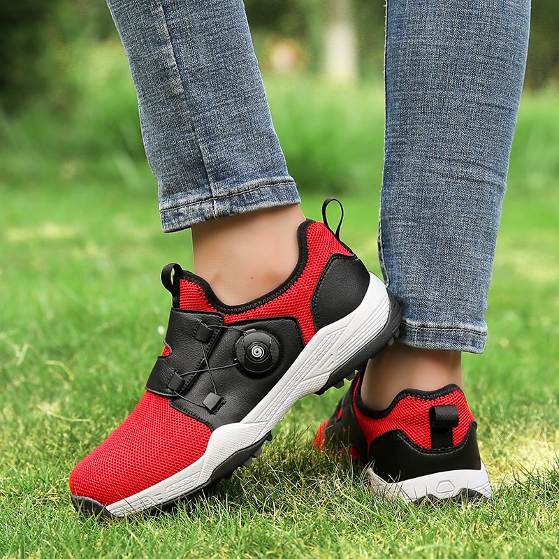 Buty golfowe damskie wygodne tenisówki golfowe Outdoor Walking męskie antypoślizgowe sportowe trampki Zapatos De Golf Profesionales Mujer