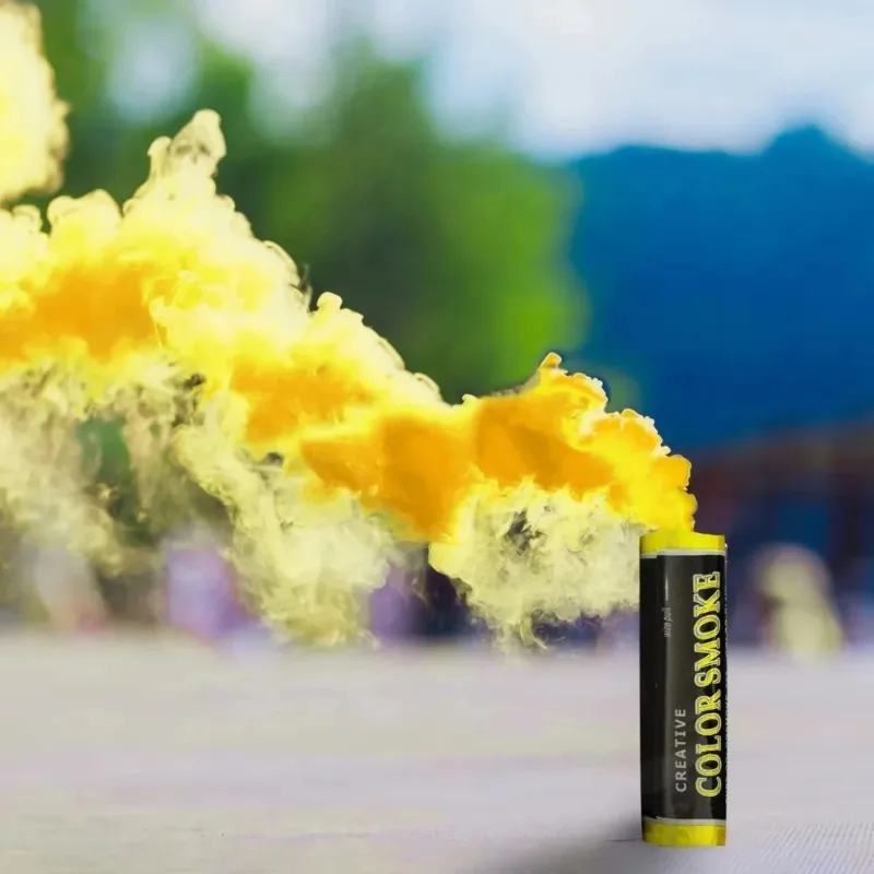 2 قطعة عصا الدخان الملونة المحمولة مرحلة التصوير الدعامة الزفاف ماجيك حفلة عيد ميلاد الديكور أداة جو الضباب الإبداعية