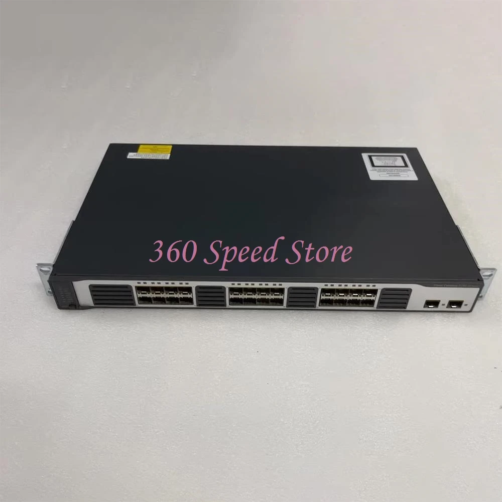 WS-C3750V2-24FS-S 24 port optical port 100Mbps fiber optic network switch