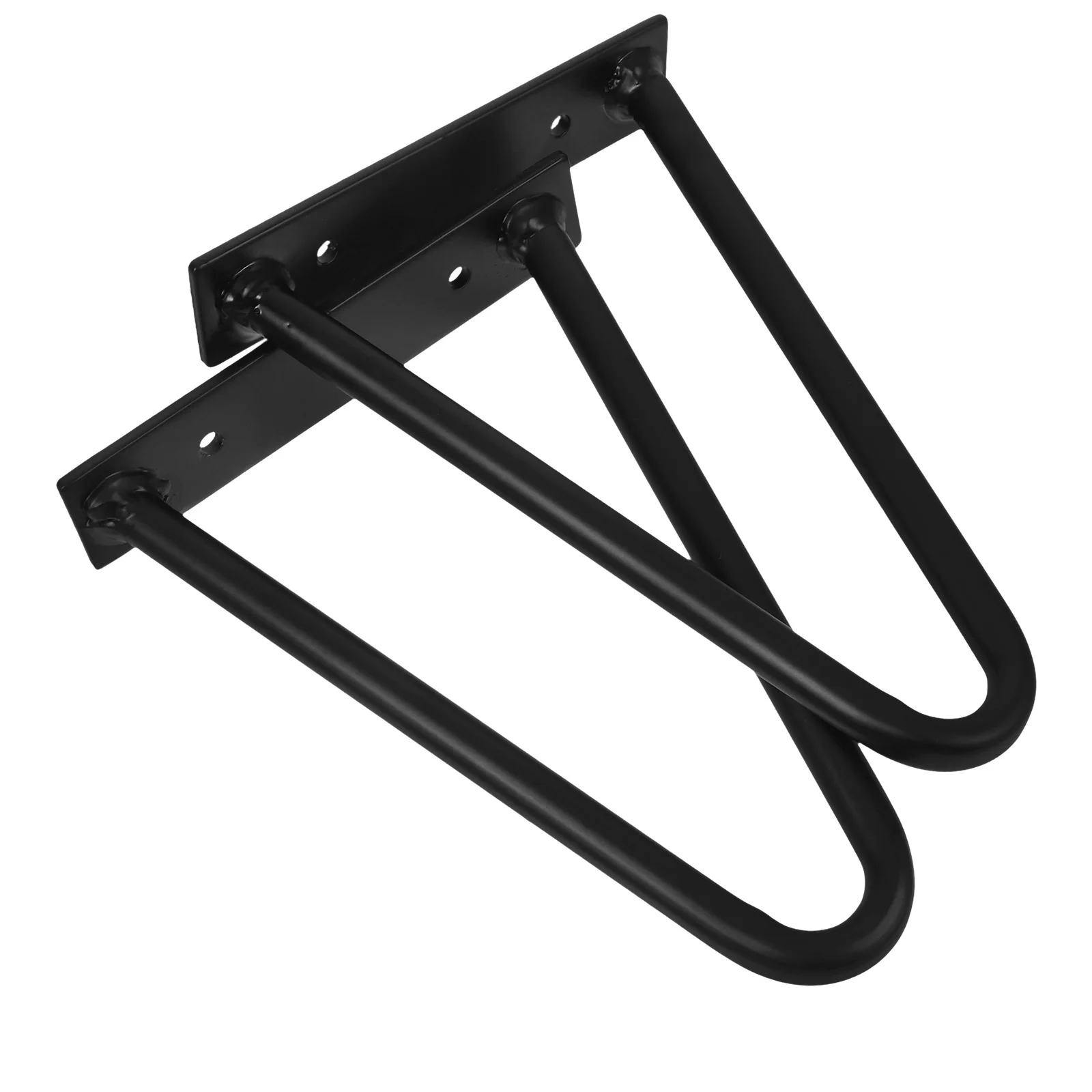 2 قطعة أرجل الطاولة البديلة مادة حديدية شديدة التحمل لطاولة القهوة المكتبية أرجل قطع الأثاث المحمولة القوية التصميم الحديث #6