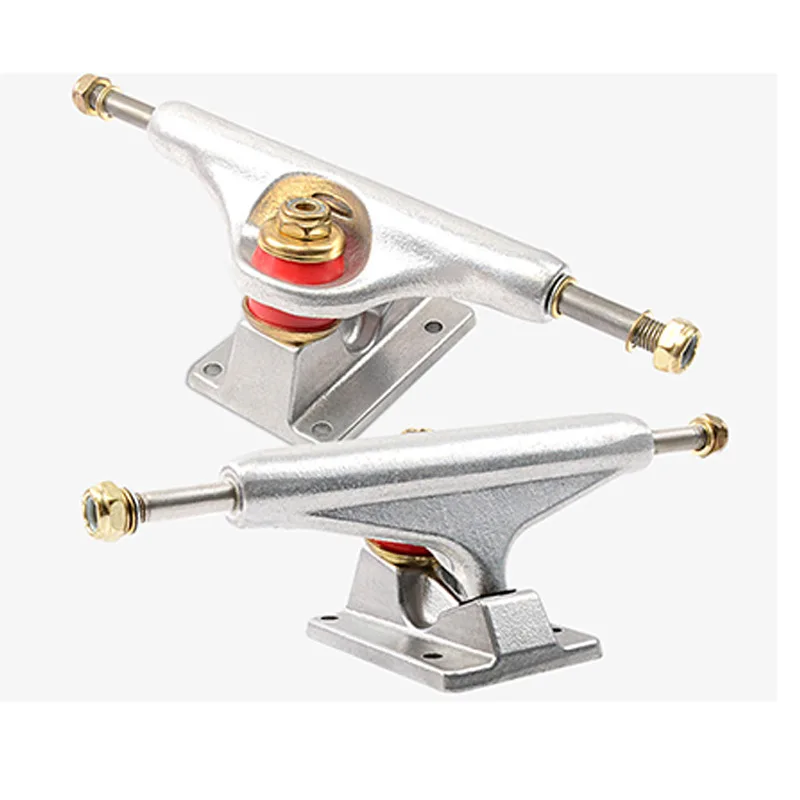 

Двойные грузовики для скейтборда Kicktail, 5,0/5,25/5,5 дюймов, полый мост из сплава, одноосевые четырехколесные аксессуары для скейтборда