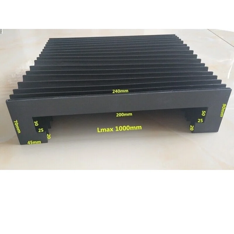 T2 custom size protection cover, 240 mm x 90 mm x 70 mm x Lmax 1000 mm