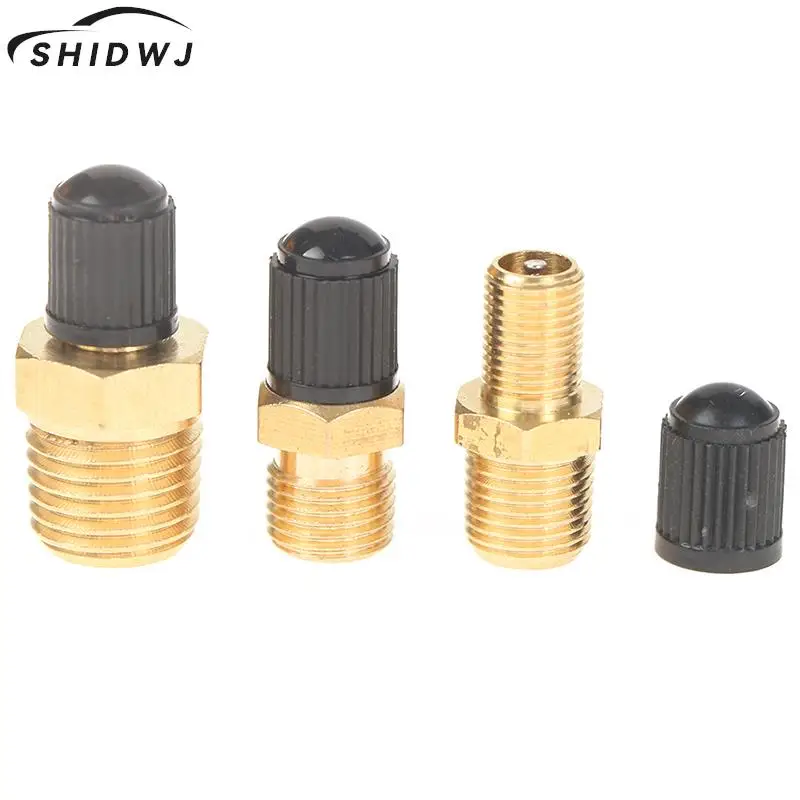 1/4 NPT 1/8 NPT M10*1 Automobile Tire Valve Core Motorcycle Tubeless Tire Screw Valve Tire Pressure Monitoring Tire Copper Valve