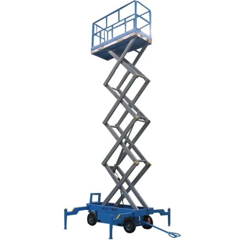 500 Kg Mobile Hydraulic Scissor Lift Lift Aerial Platform Elektrische Mini Schaarlift Machine Cargo Handling Equipment Lift