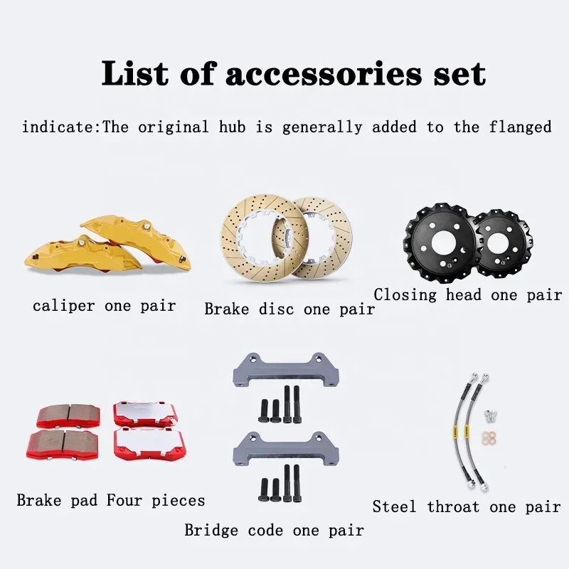 Racing Modified Brakes Caliper for 9040 Auto Brake Calipers 6 Pot Big Brake Disc 355Mm 362Mm 380Mm Kit ForToyota AUDI Benz