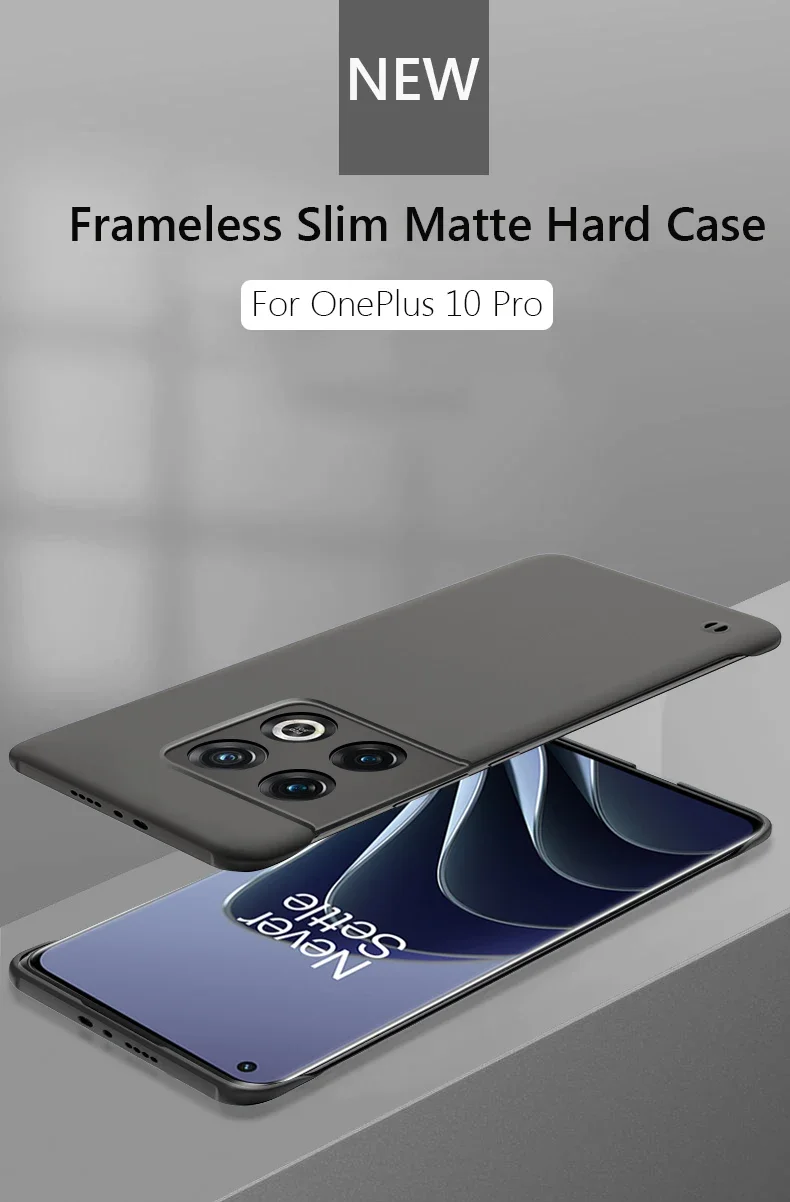 Slim Matte Hard Back Cover Case For OnePlus 10 Pro 11 10T ACE Pro Racing 8 8T 9R 9 9RT One Plus 10 Pro 5G ShockProof Coque
