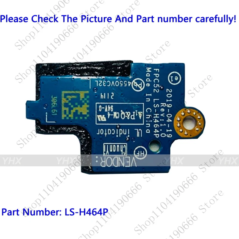 bd Новый LS-H464P для модуля платы переключателя питания HP 15-DK.
