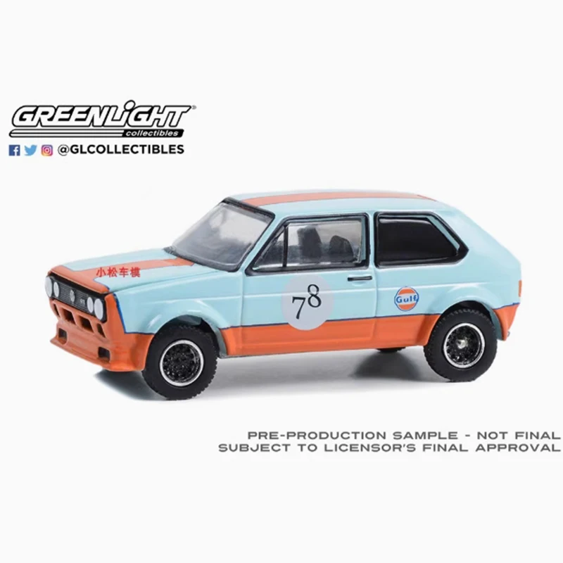 Greenlight 1:64 Skala 1974 1980 VW Golf GTI Alloy Car Model Collection Wyświetlacz Zabawka Prezenty Pamiątki