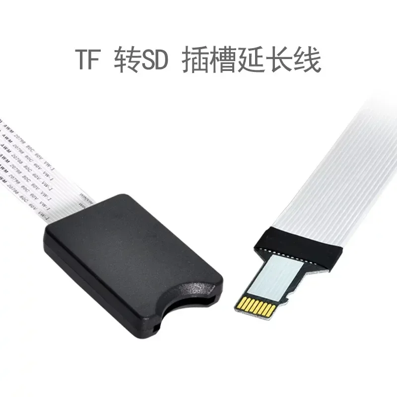 for Navigation Driving Recorder TF to SD Card Extension Cable High Speed Data Transfer Adapter Converter Large to Small Card