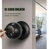 Wafu Tuya WiFi Cross-border Fingerprint Lock Smart Spherical Door Lock Indoor Wooden Door Bedroom Apartment Office Password Lock