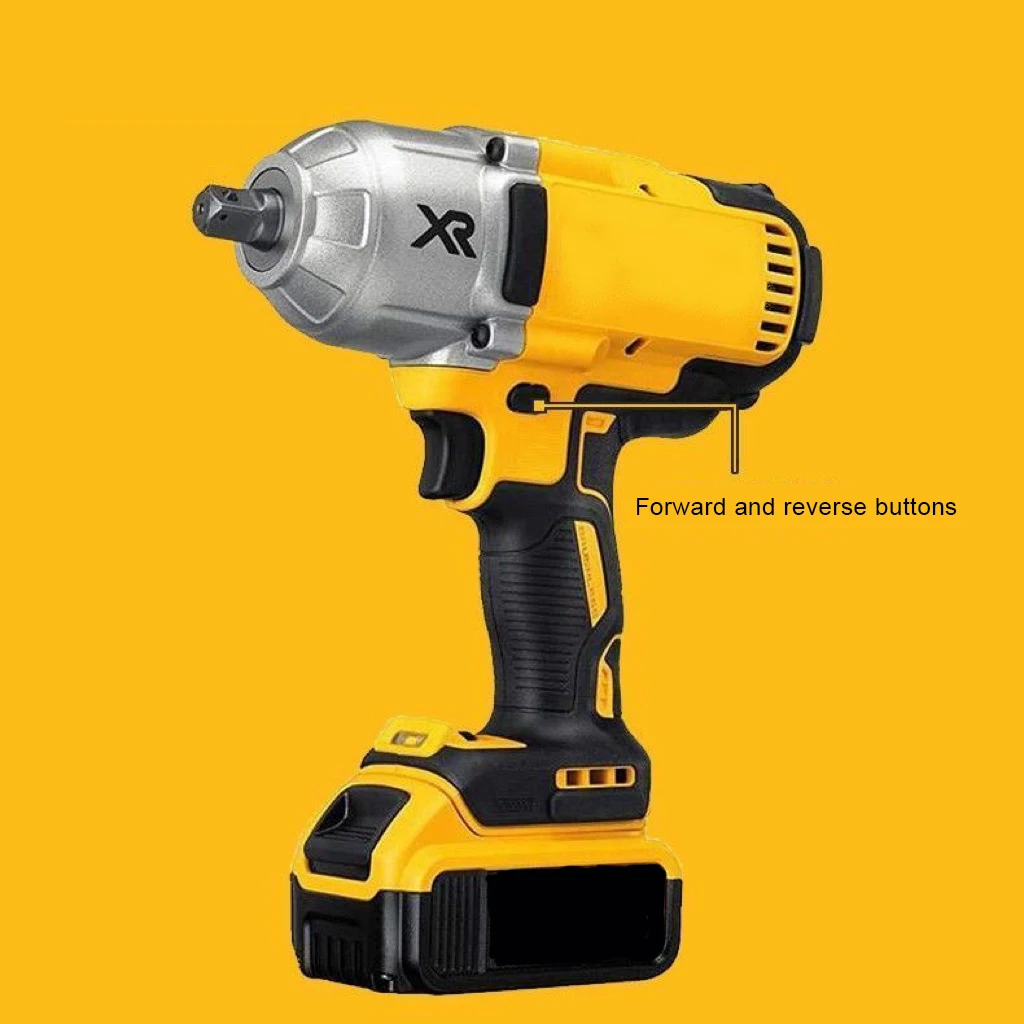 

1500n High Torque Wrench Brushless Strong Torque Electric Wrench Dw Screwdriver Machine High Torque Impact Air Cannon Car Foot