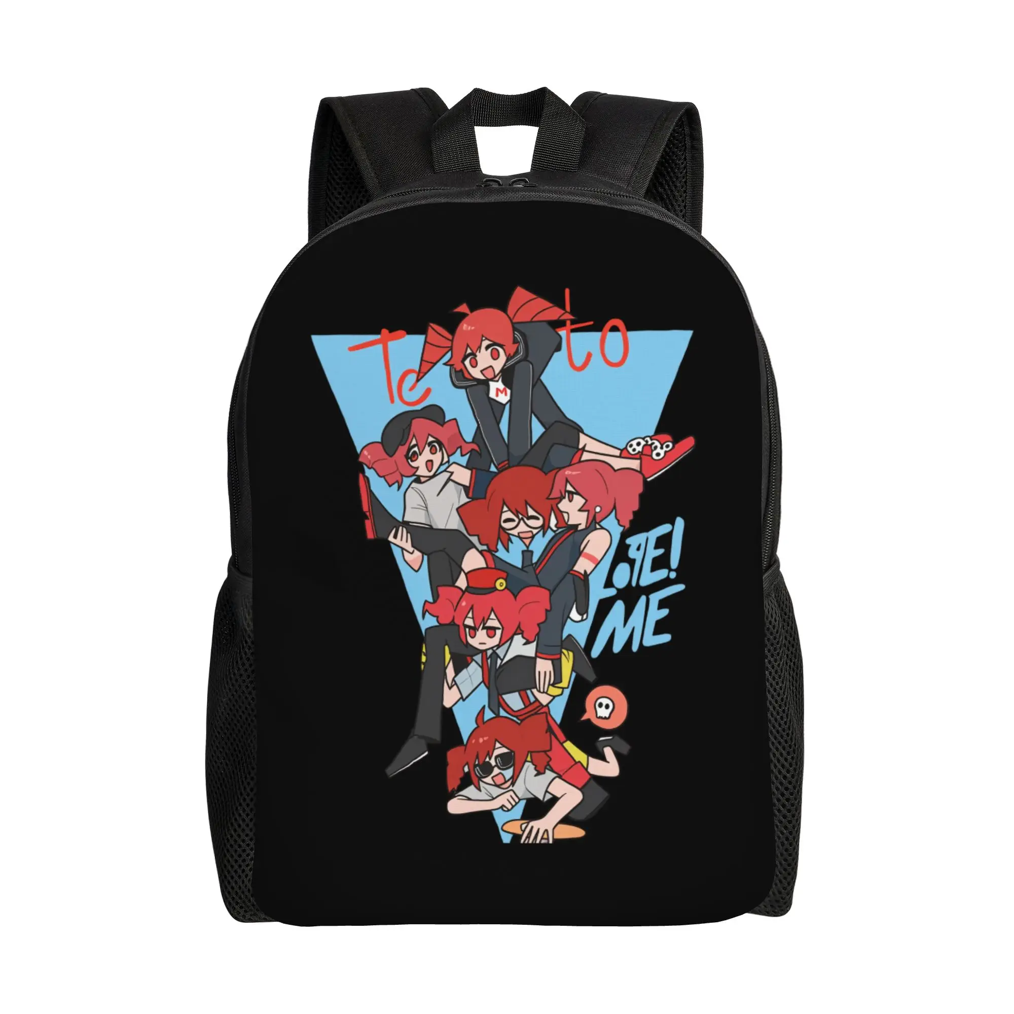 Kasane Teto Musician  Backpack Female  Big Backpacks Polyester Kawaii School Bags Daily Custom Rucksack