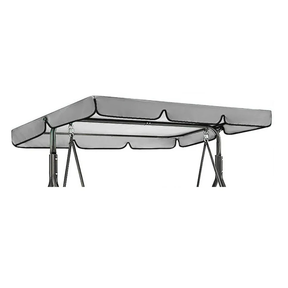 Weather Resistant Swing Chair Canopy Cover with Sunshade and Dustproof Features for Courtyard and Outdoor Seating