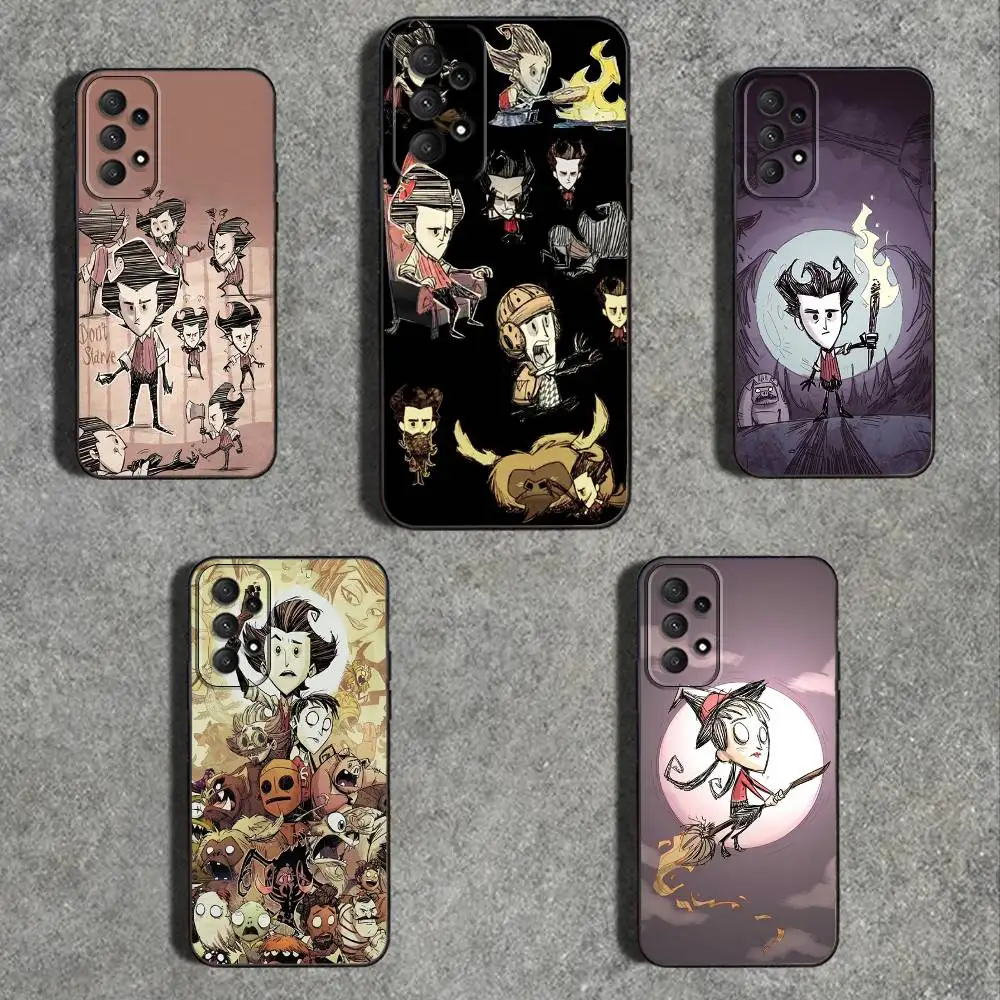 

Halloween Night Don't Starve Phone Case For Samsung Galaxy A73,31,32,72,41,53,52,71,22,5G,Note,J7,8,9 Soft Black Cover