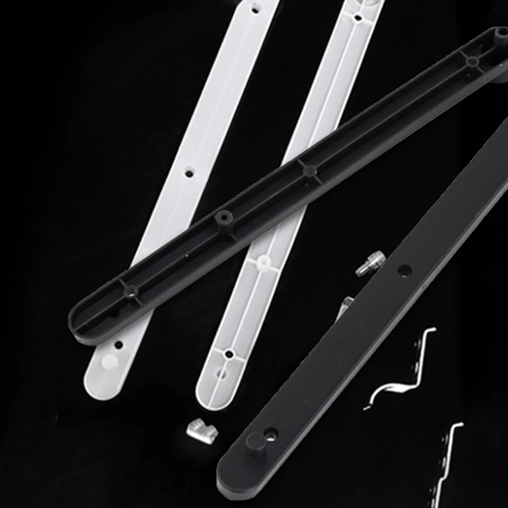 

2Pcs Hidden Door Track Cabinet Drawer Slides Flip up Side Rails Easy Install Quiet Smooth Wardrobe Bookcase Guide Hardware