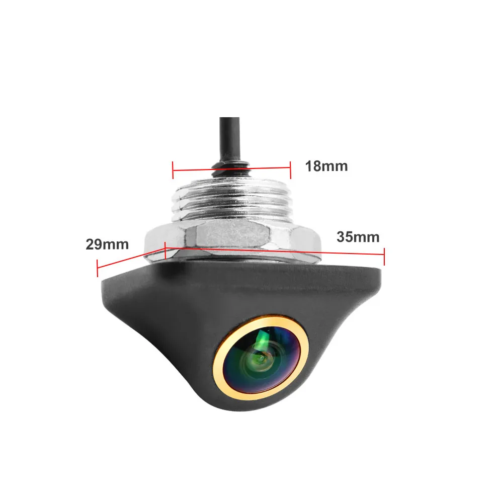 180° AHD 1080P metal Universal Car Rear View Camera Waterproof Auto Parking Assistance Car Reverse Camera for Parking Monitoring