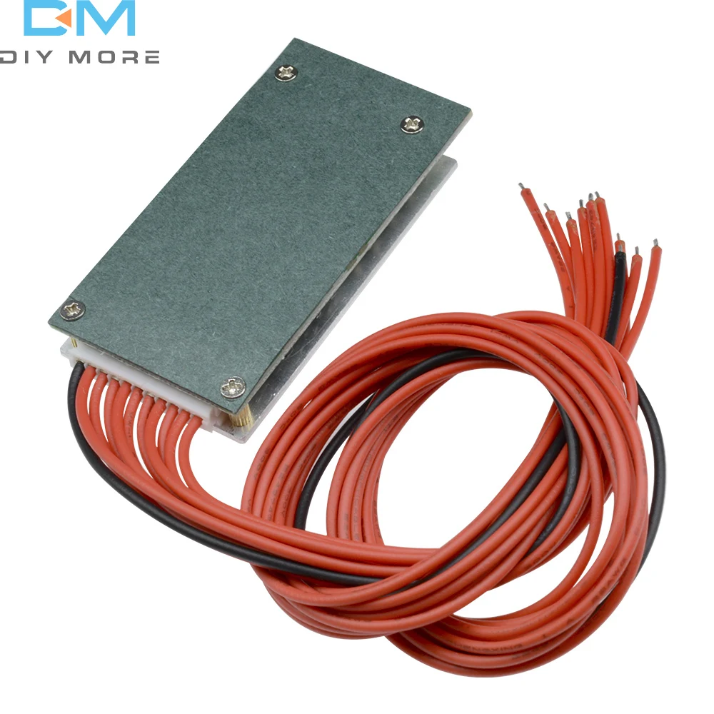 10S 36V 15A Li-ion Cell 18650 Battery Protection BMS PCB Board with Balance Function for 10 Series Cell Li-ion Batteries