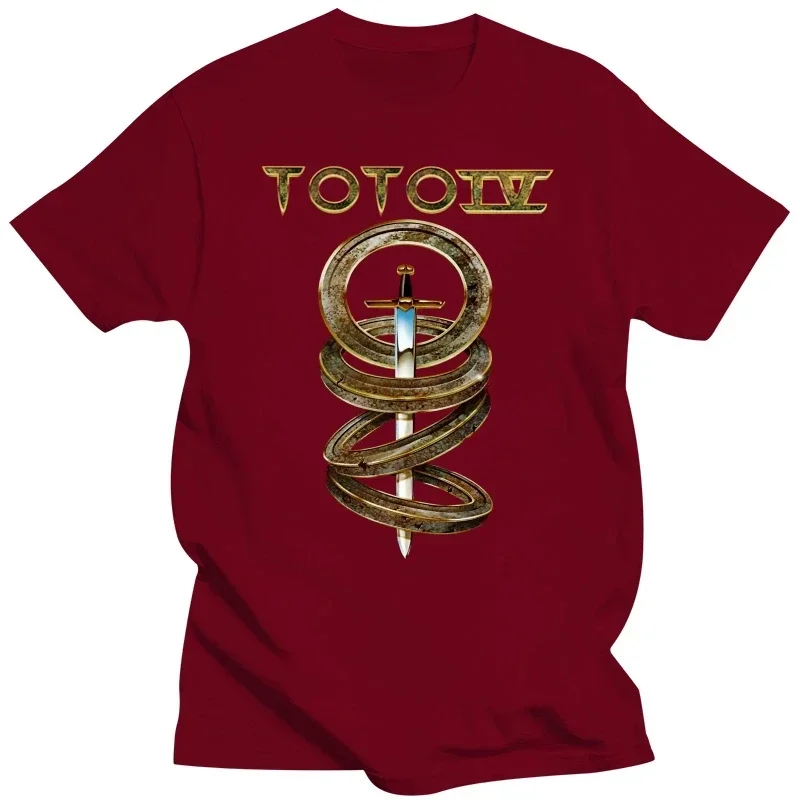 Camiseta con estampado de Pop TOTO IV para hombre y mujer, camisa con estampado de banda de Rock clásica, 100% algodón, alta calidad, tendencia de moda, 2024