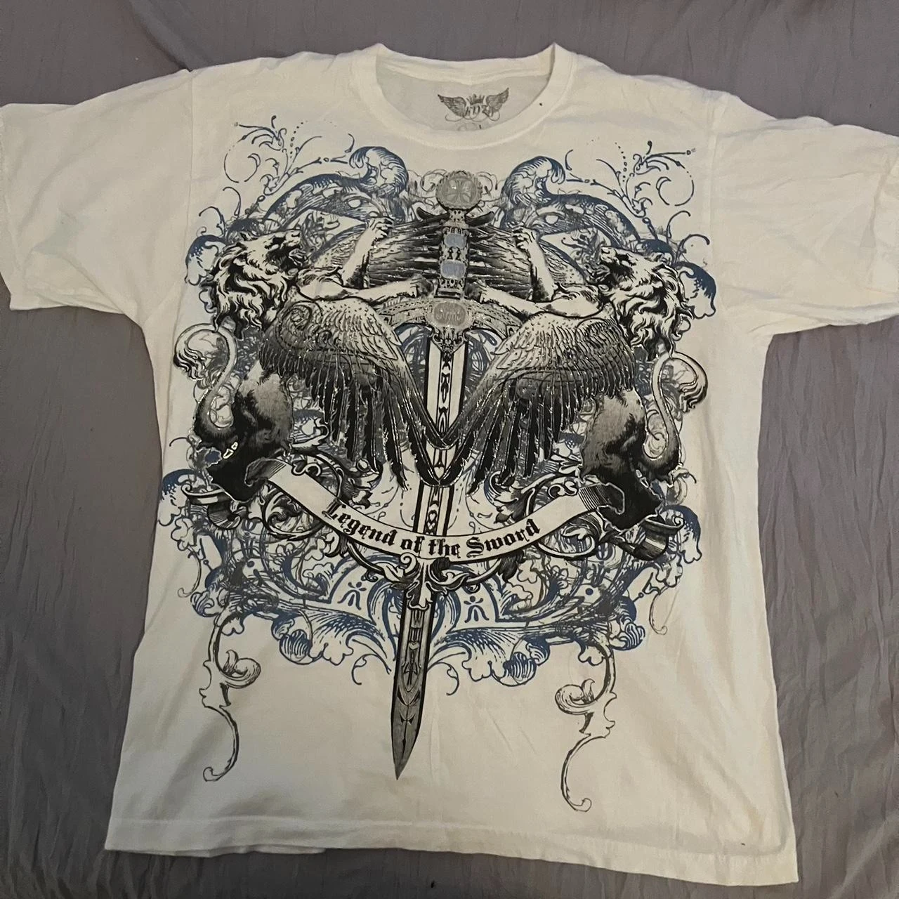 تي شيرت Cyber Y2K Streetwear جرافيك من القطن الممشط كبير الحجم مناسب بالحبر المتشقق على الوجهين فني مسامي للصيف غير رسمي على الموضة الحضرية #1