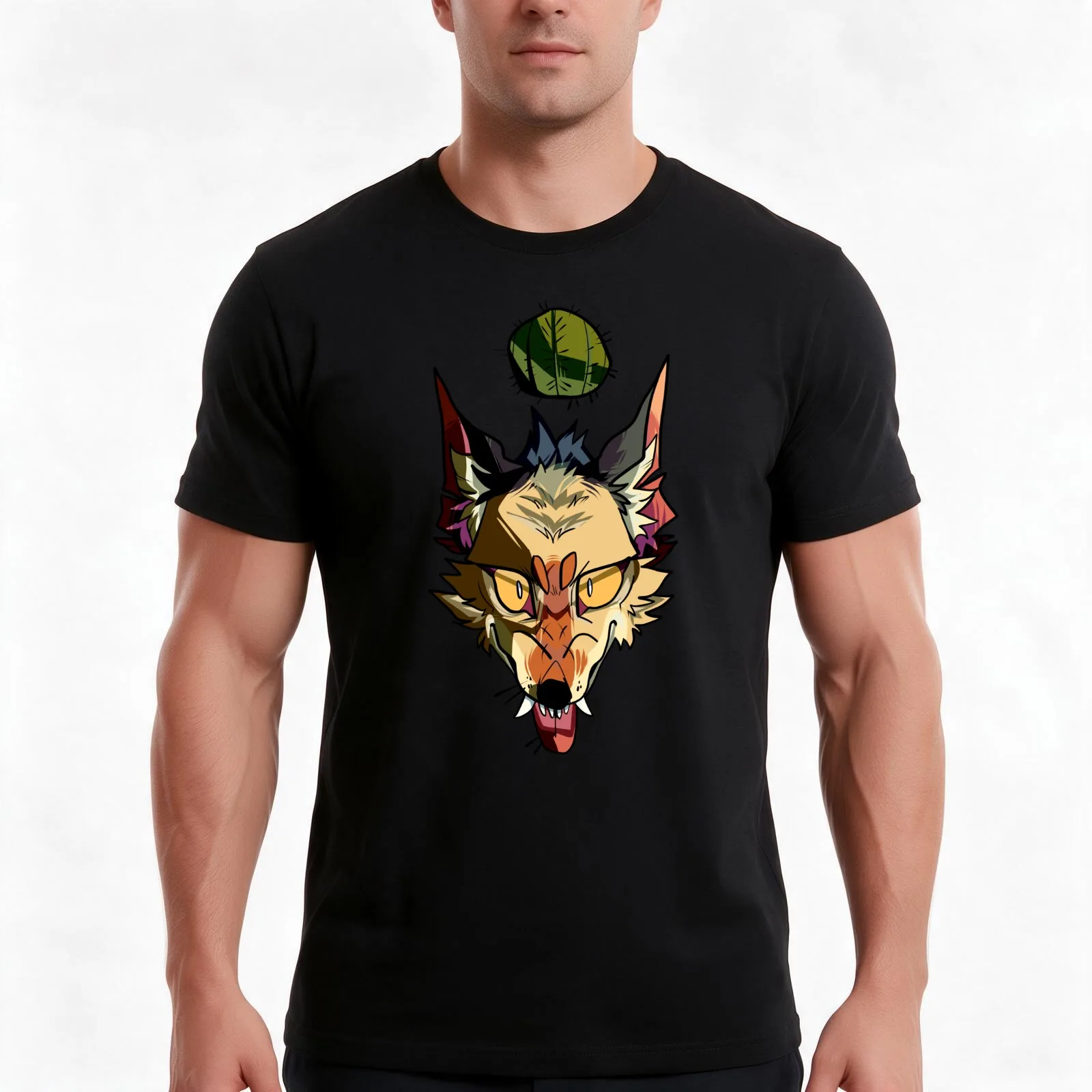 saguaro (version 1) T-Shirt Summer Casual Cotton Tee Oversized Streetwear Tops Vintage Graphic Print Loose Fit Short Sleeve