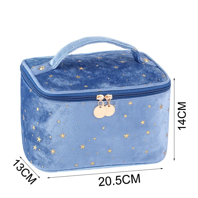 Velvet Makeup Bag Flannel Portable Replacement Lipstick Storage Bag Star Velvet Cloth Portable Travel Storage Washing Bag