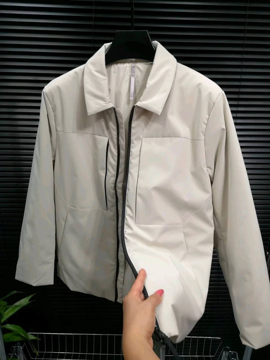 

High Quality Fashionable Men's Jacket Collared Outerwear Autumn Winter New Arrival Versatile Business Style Standard Fit Zipp...