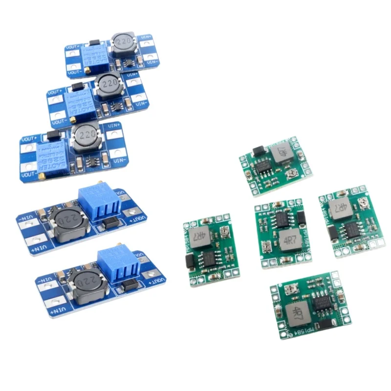 3 Stück MP1584EN DC-DC Buck-Konverter Step-Down-Modul MT3608 Einstellbares Boost-Modul 2A Step-up Board DIY-Kit