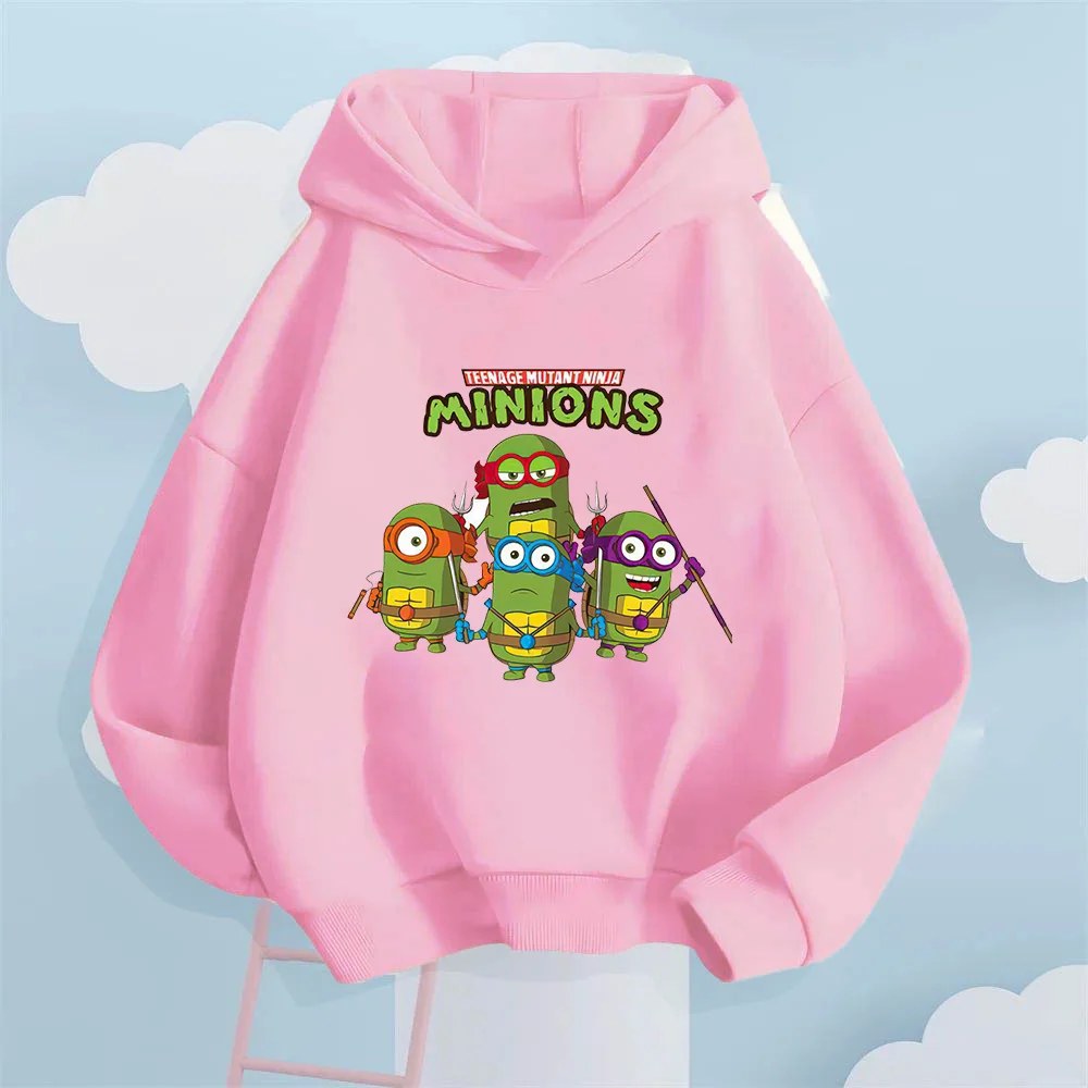 التوابع تأثيري المراهقين متحولة النينجا السلاحف المطبوعة هوديي للأطفال، دع الأطفال ارتداء شعور الموضة لعوب مليئة بالإبداع