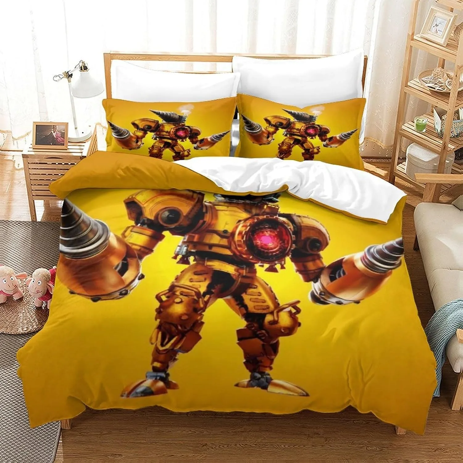 Game Skibidi Toilet Arale Duvet Cover Pillowcase Bedding Set Boys Girls Bedroom Decoration Children Gift Single Double King Size