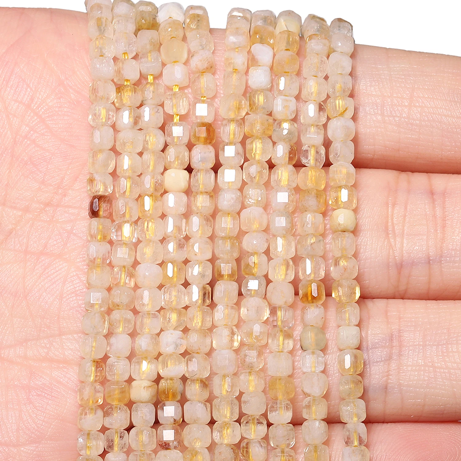 Natural Citrine Bea… - image