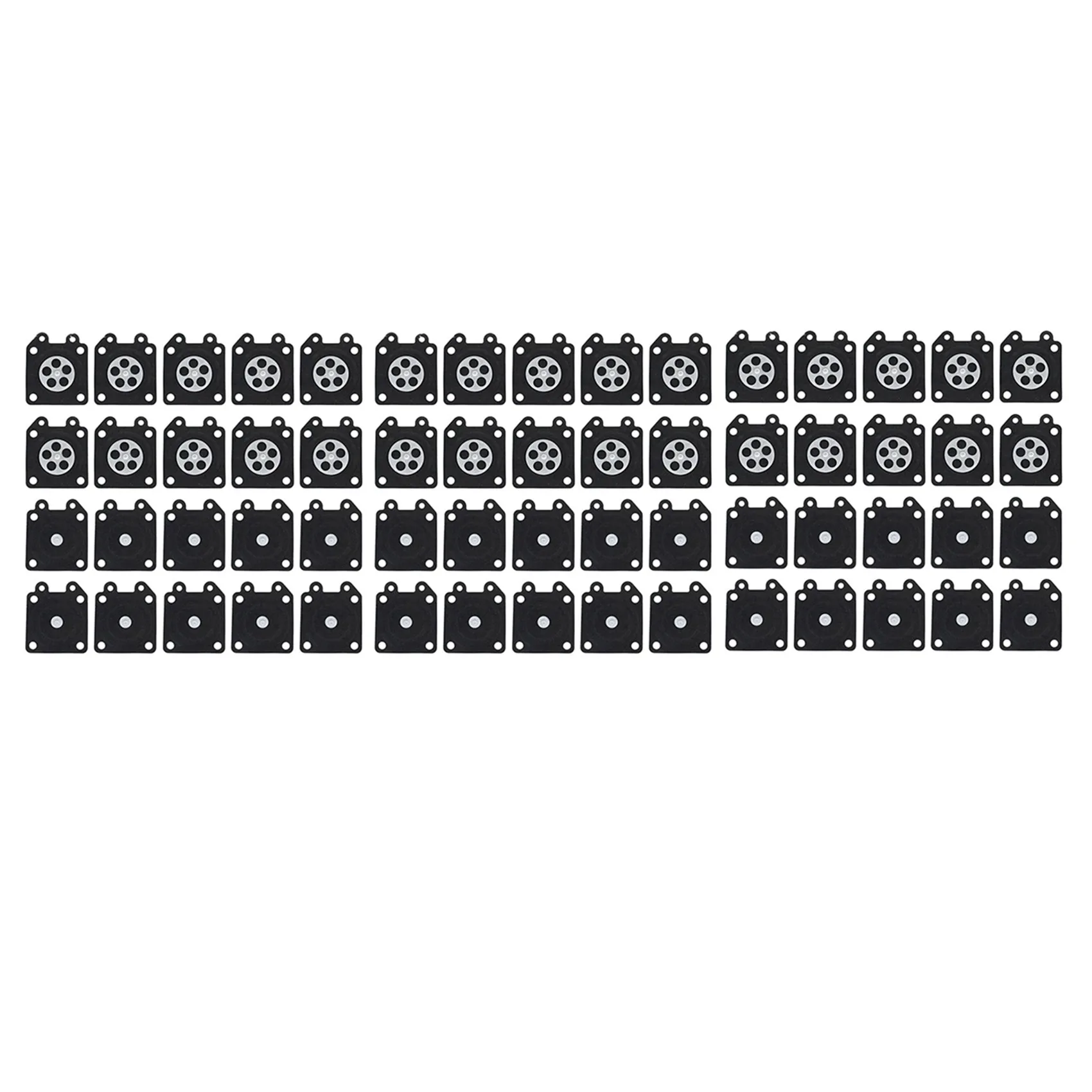 B84B-60Pcs 2500 3800 4500 5200 5800 Chainsaw Carburetor Repair Parts Metering Diaphragm Gaskets