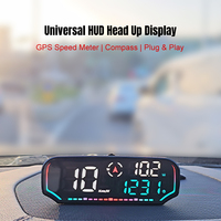 Universal Hud Auto Head Up Display Digital Car Speedometer Gps Speed Meter Gauge On Board Computer For Car Boat Truck Van Pickup