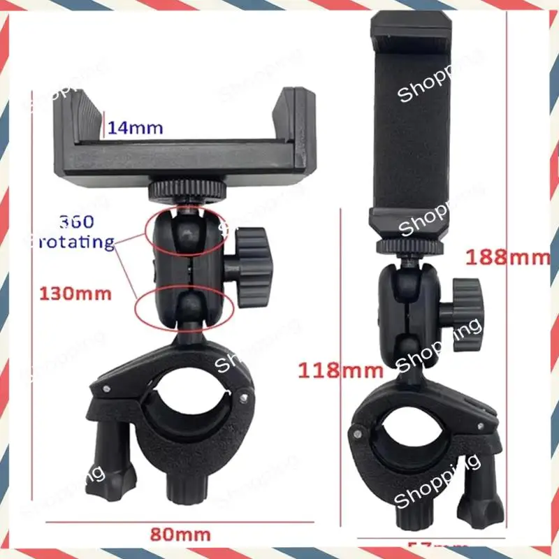 A44M مسيرة الفرقة الموسيقى قيثارة حامل قوي آلة موسيقية صغيرة حامل هاتف لفرقة زحف الكلارينيت المزمار البوق #6