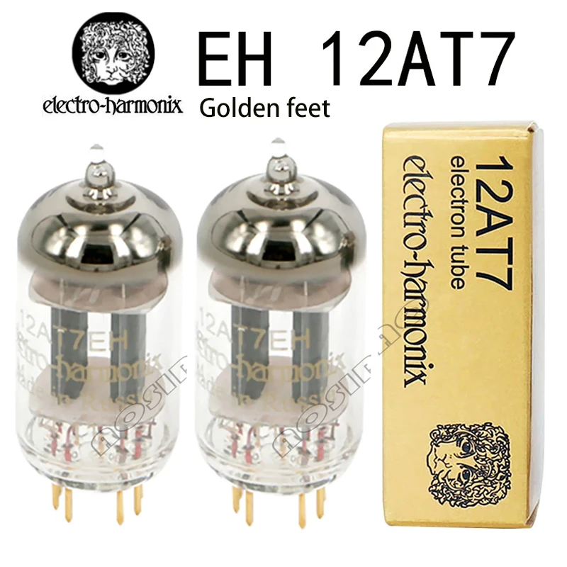 Russia EH 12AT7 Vacuum Tube Golden feet Replace 12AT7 ECC81 Electron Tubes Amplifier Kit HIFI Audio Valve DIY Precis matching