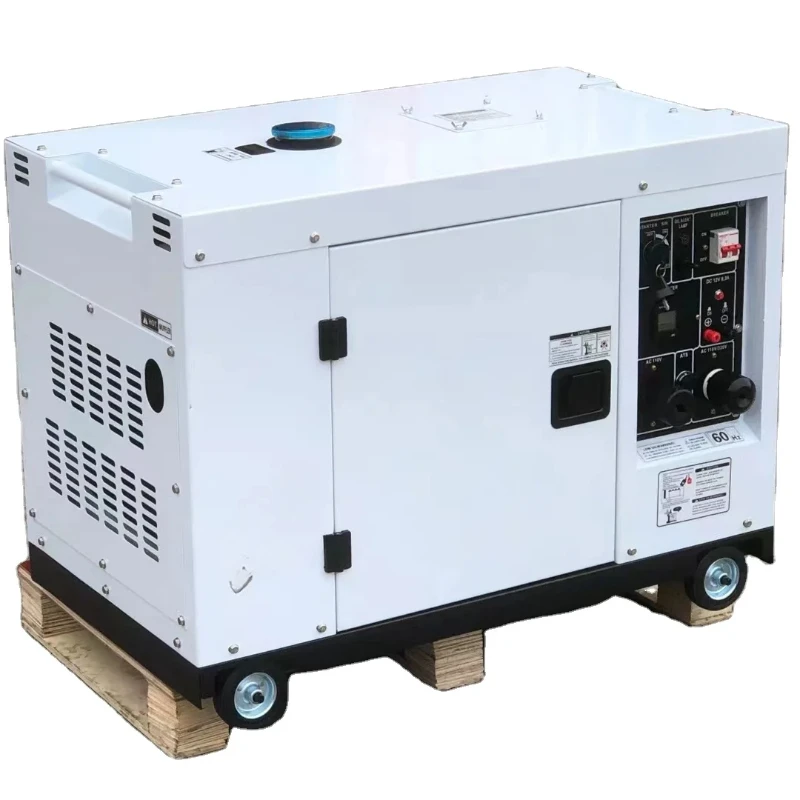 

5kw 7kw 10kw single-phase 3-phase small portable, with ATS silent low-noise and covered diesel generator