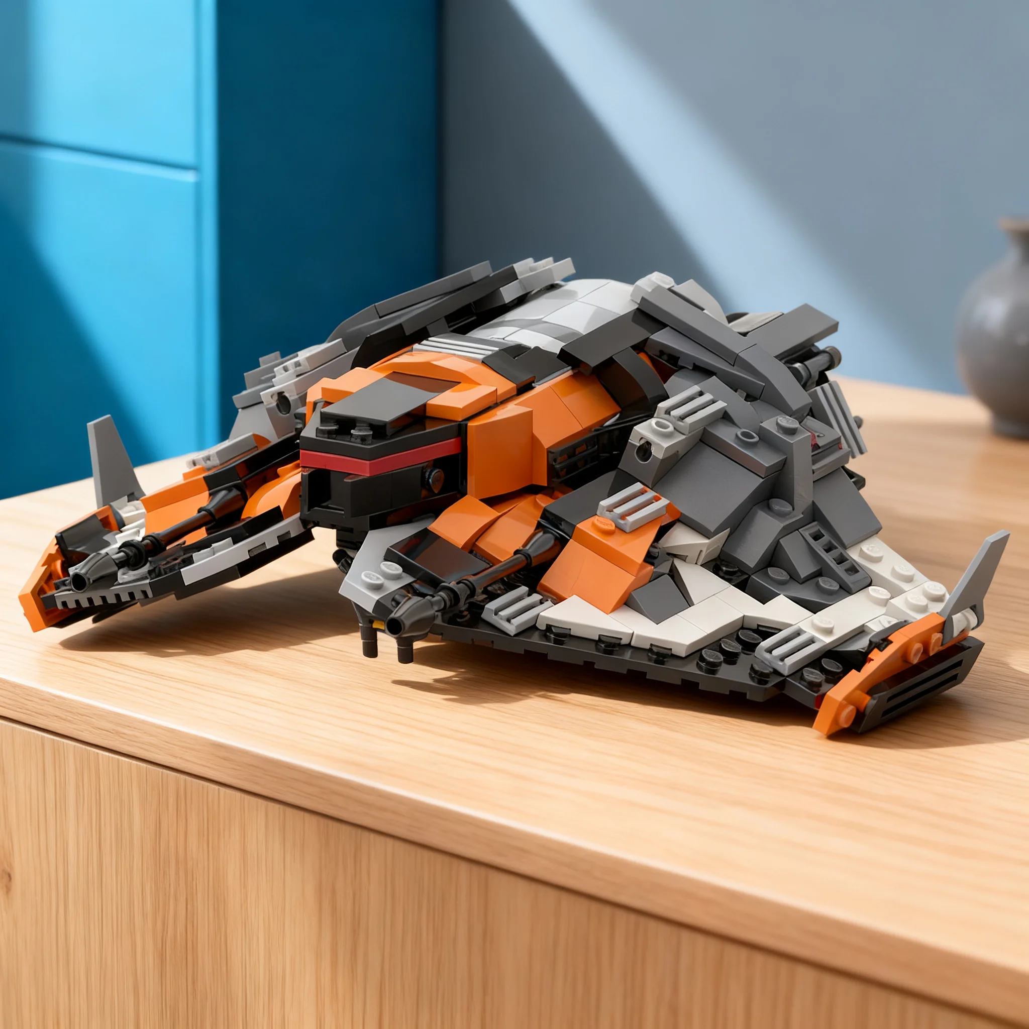 448pcs-moc-no-heavy-truck-s-sky-sentinel-interceptor-model-building-blocks-architecture-toy-birthday-gifts-diy-education-brick