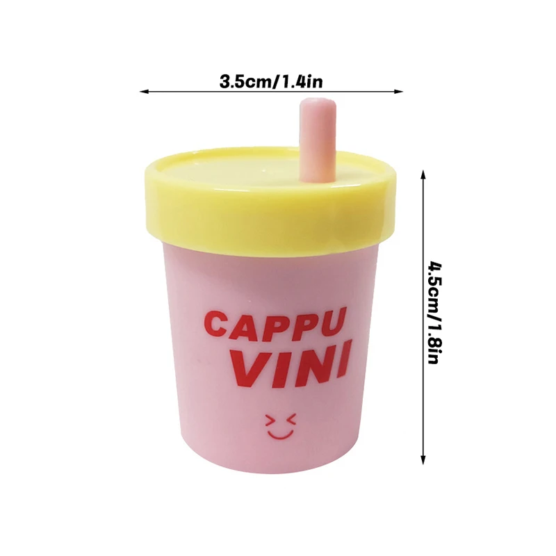 ลิปกลอสทรงกระป๋องนมน่ารัก 1/3 ชิ้น ให้ความชุ่มชื้น ฉ่ำวาว พร้อมกระจกในตัว สีแดงเซ็กซี่ ลิปบาล์ม ลิปทินท์ เครื่องสำอางแต่งแต้มริมฝีปาก