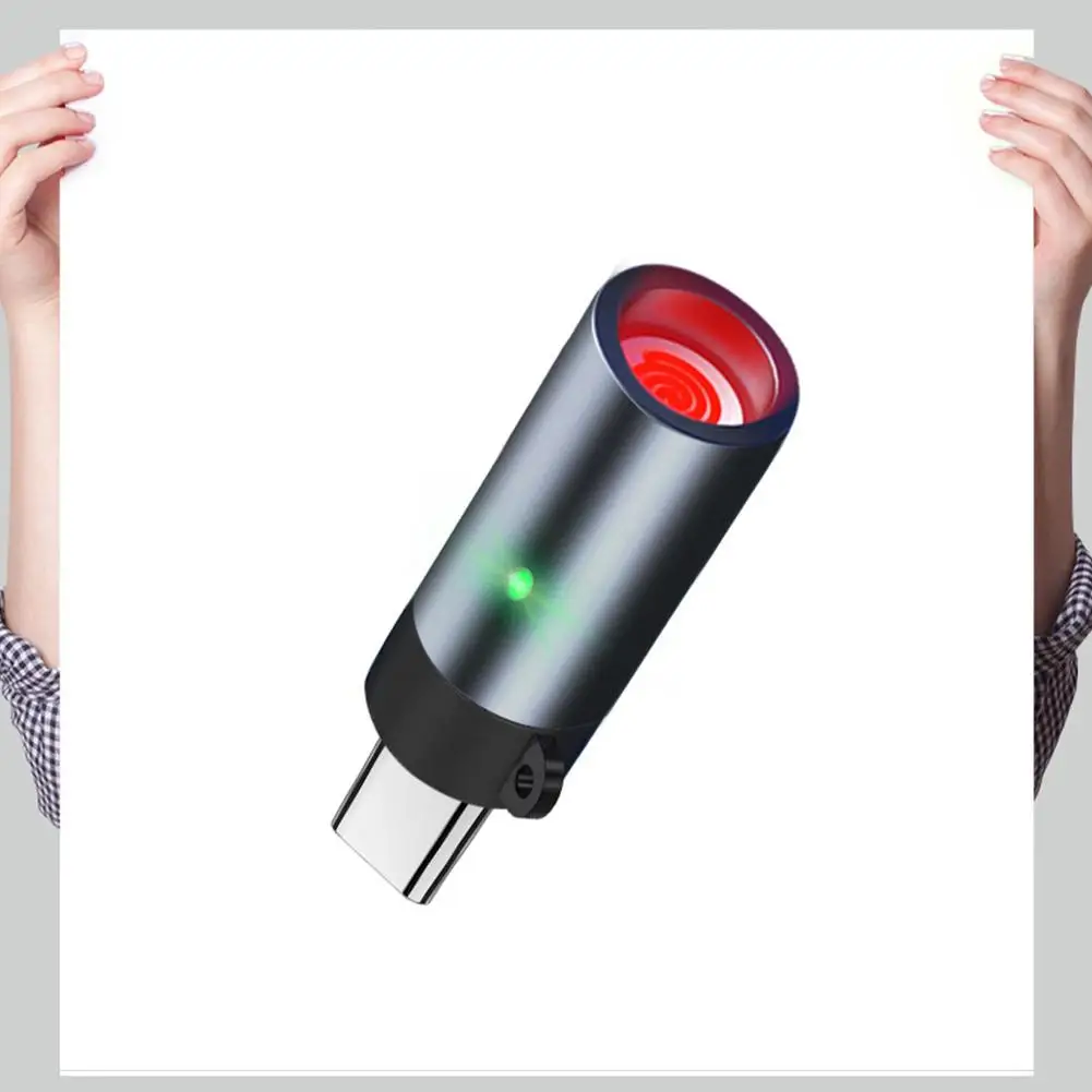 Mini isqueiro TYPE-C portátil baixo consumo isqueiro à prova de vento de poupança de energia ao ar livre isqueiro acessórios do carro