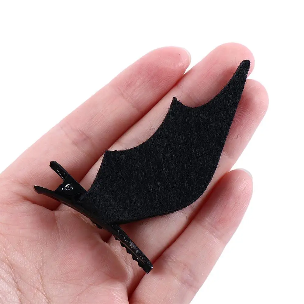 Trendy Kleine Mode Geschenk Frauen Baby Kostüm Festival Halloween Fledermaus Flügel Haar Zubehör Haar Clips Haarnadeln