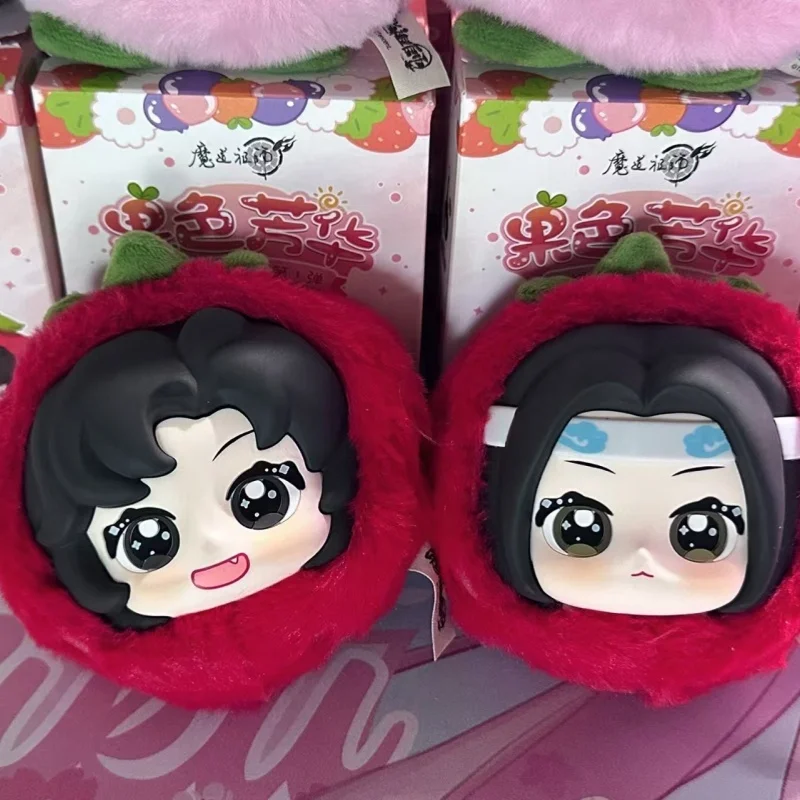 

Новый Mo Dao Zu Shi Plush Blind Box Ароматный Fruit Color Series Mdzs Аниме Периферийные устройства Wei Wuxian Lan Wangji Клубничная игрушка-подвеска