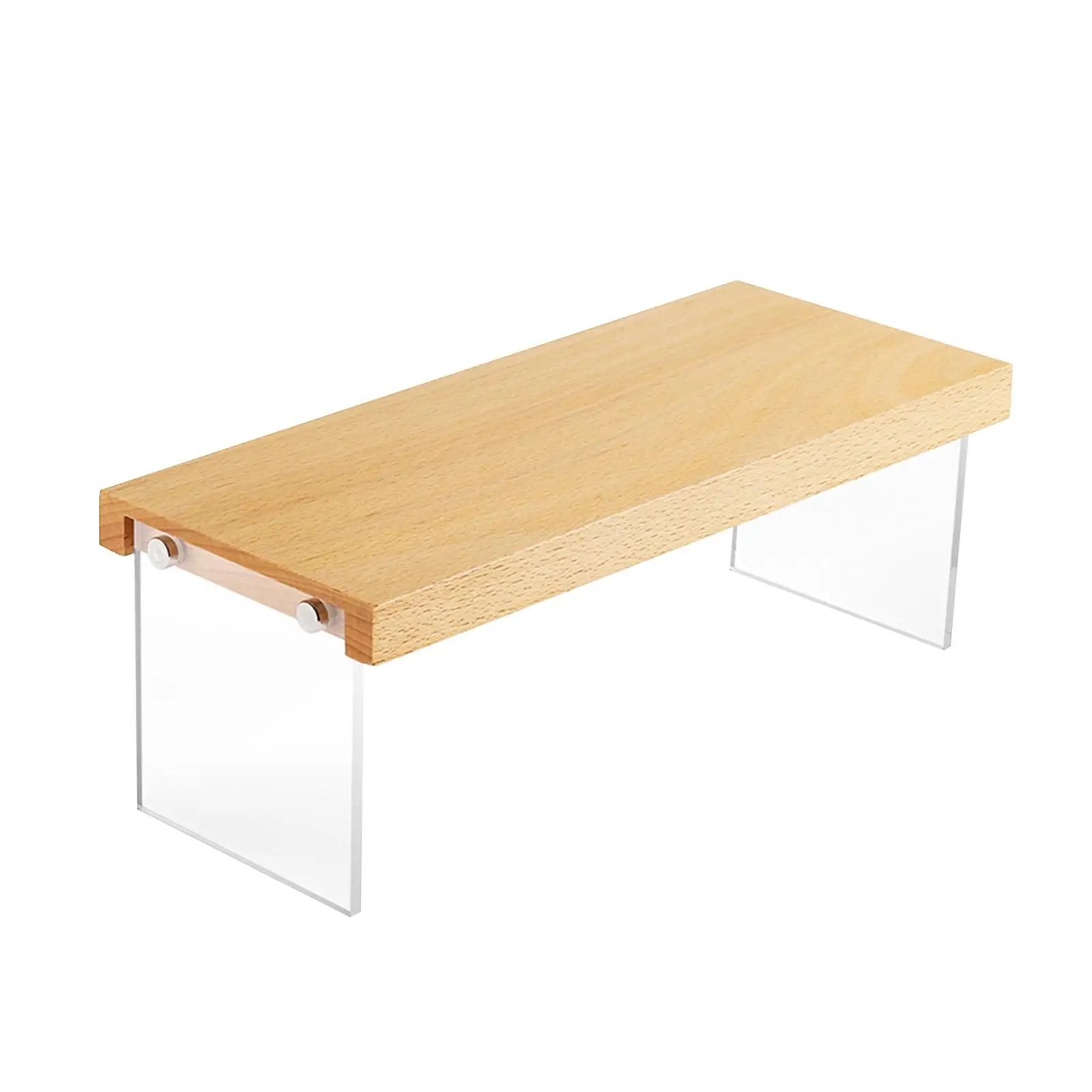 Acrylic Riser Stand Shelf Showcase Ladder Display for Dessert Model Cosmetic Figure Jewelry