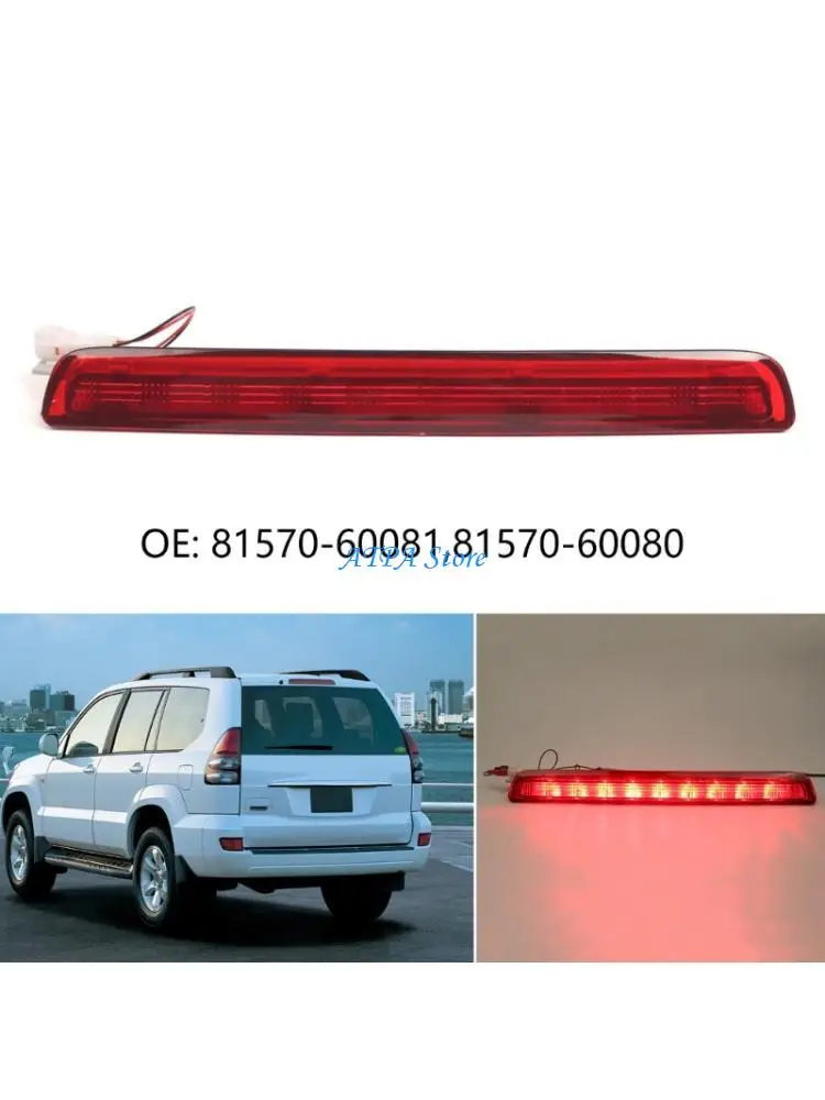 U13C Tail Rear Brake Lamp Third Stop Lamp 81570-60081 81570-60080 Replacement High Mount Brake Light Lamp for 2003-2009