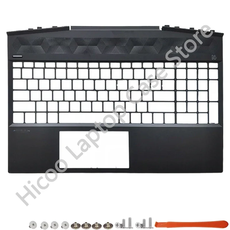 HP Pavilion 15-DK 15T-DK için yeni TPN-C141 Laptop LCD arka kapak/ön çerçeve/menteşeler/Palmrest üst kasa/alt kasa gümüş renk