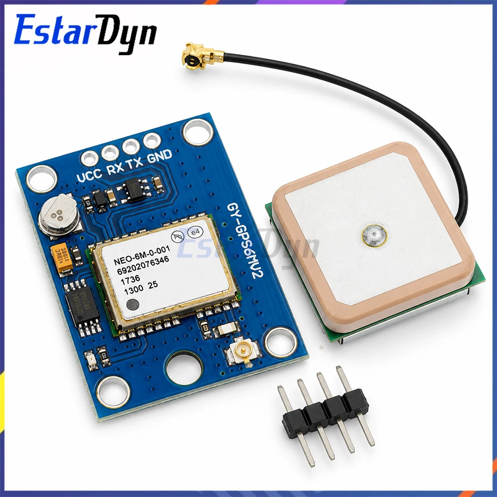 Estardyn GY-NEO6MV2 NEO-6M GPS Module High Sensitivity EEPROM Large Antenna MWC APM2.5 Flight Control