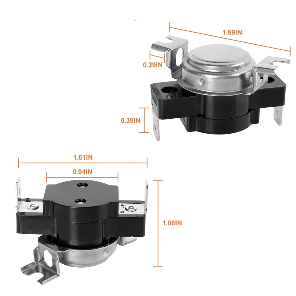 WPFor 4449751 Range Oven Limit Thermostat for Accurate Oven Temperature Control For 4449751 1550872 AH2375382 EA2375382
