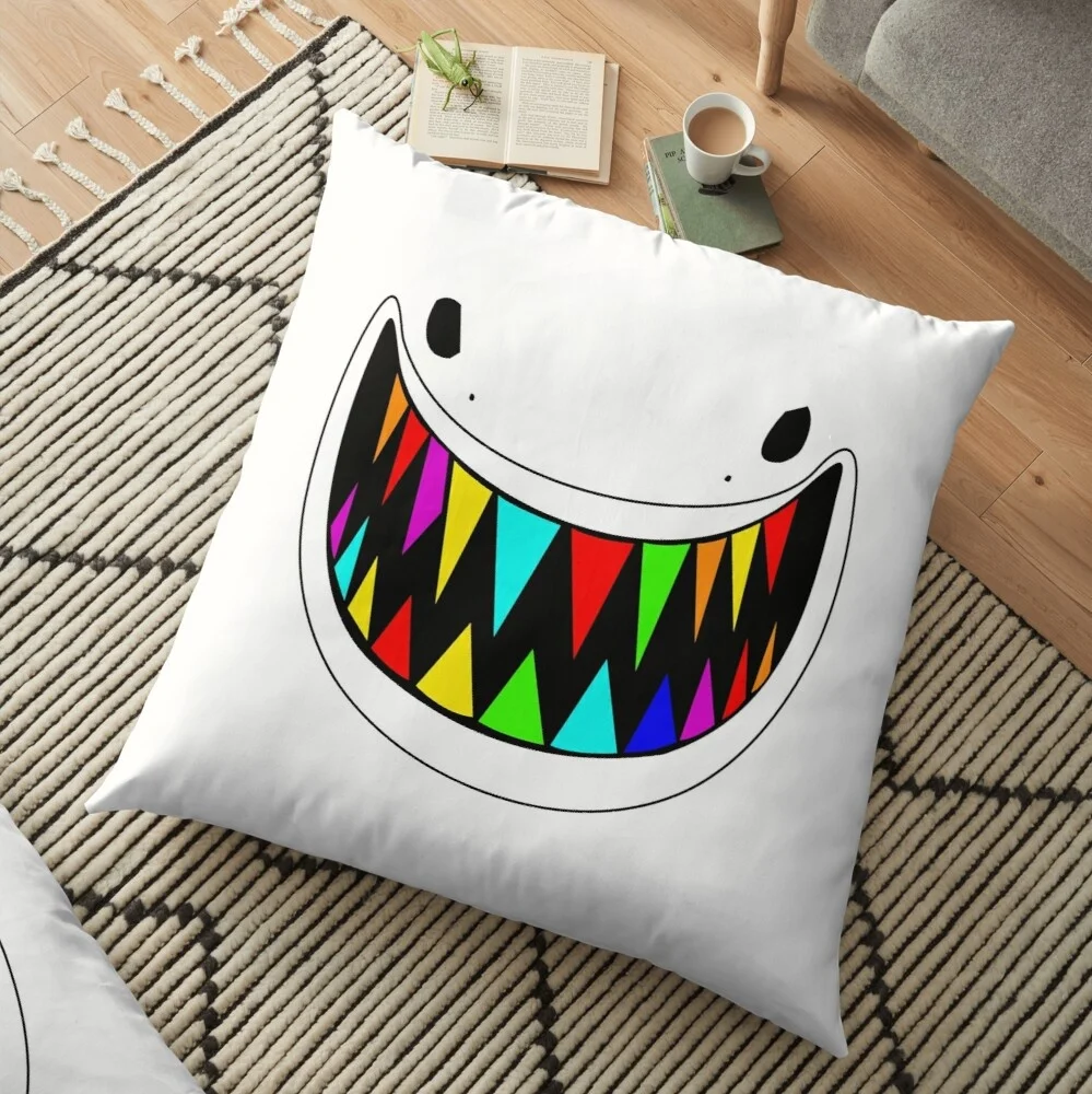 6IX9INE Colorful Shark Teeth Print Pillow Cover Sofa Cushion Cover Living Room Bedroom Decor Polyester Pillow Case