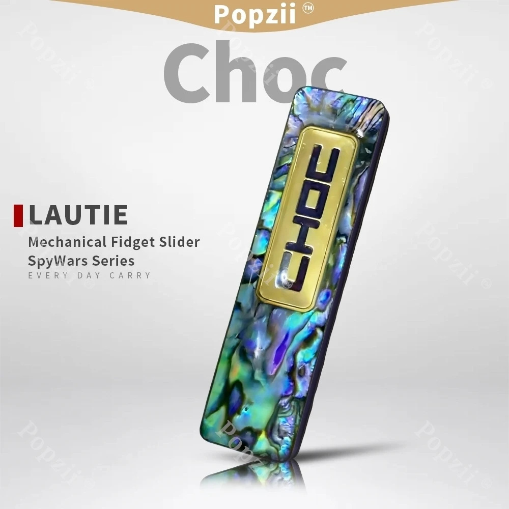 

Металлическая антистрессовая игрушка-слайдер LAUTIE Choc EDC с циркониевым покрытием для самостоятельной сборки