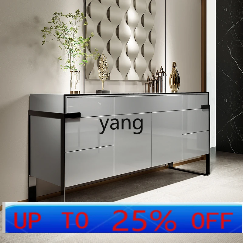 

LH minimalist dining side cabinet modern minimalist living room entrance living room light luxury wall side cabinet
