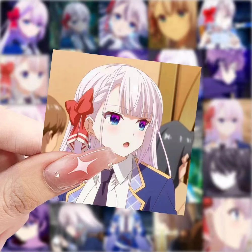 10/30/59pcs Seiken Gakuin No Maken Tsukai 스티커 Excalibur Academy의 악마 검 마스터 Riselia Ray Crystalia 스티커 장난감