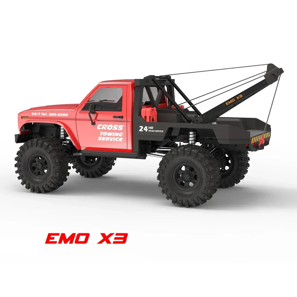 Crossrc Emo X3 1:8 Large Proportion Northeast Tiger Remote Control Electric Rescue Climbing Off-road Vehicle Four-wheel Drive